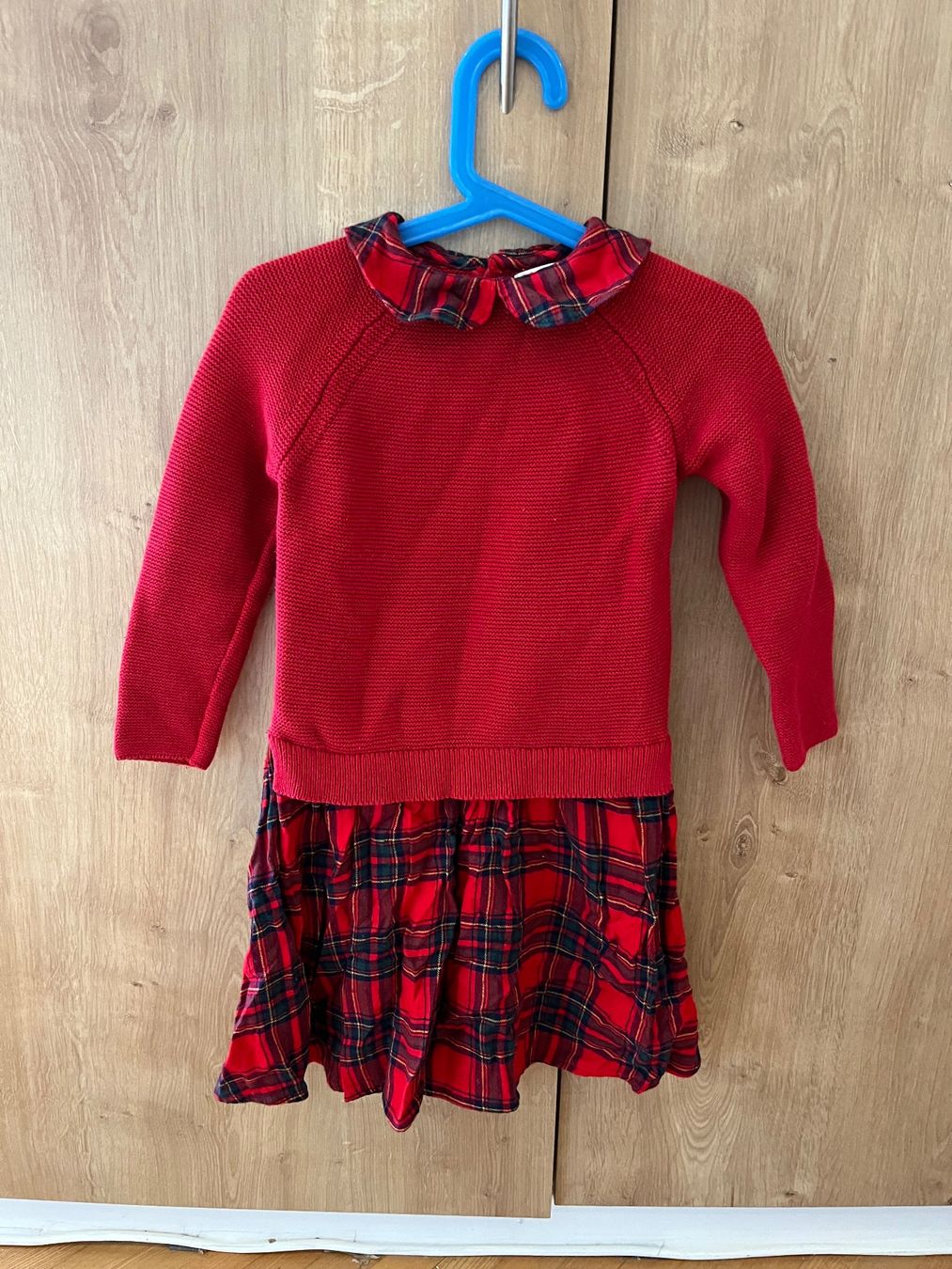 Vestiti & Gonne: Karopullover/Kleid, Next, Größe 104 – Usato da Umiken venduto da deb_57xk