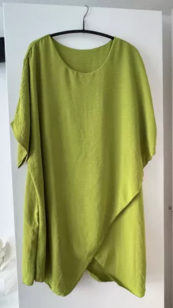 Tunika asymmetrisch, limettengrün, neu