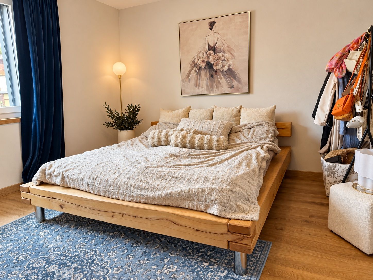 Betten: Massives Eichenbett 180 × 200 cm – Gebraucht aus Scharnachtal von fal_9mtw