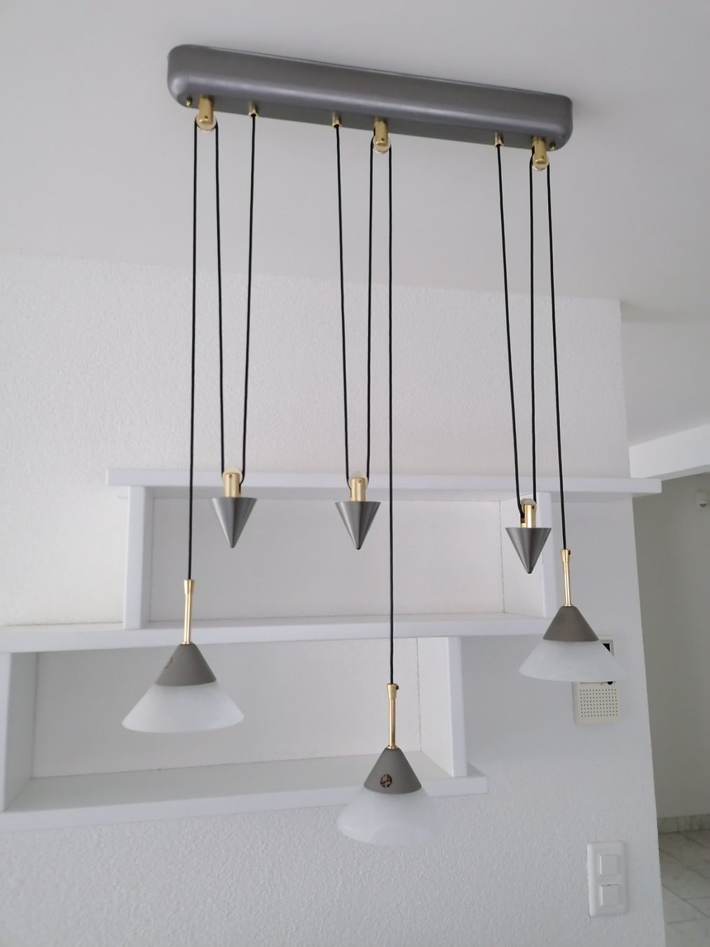 Lustres & lampes de plafonds: Pendelleuchte mit individueller Höhenverstellung – D'occasion à Flawil par SGFriedi7