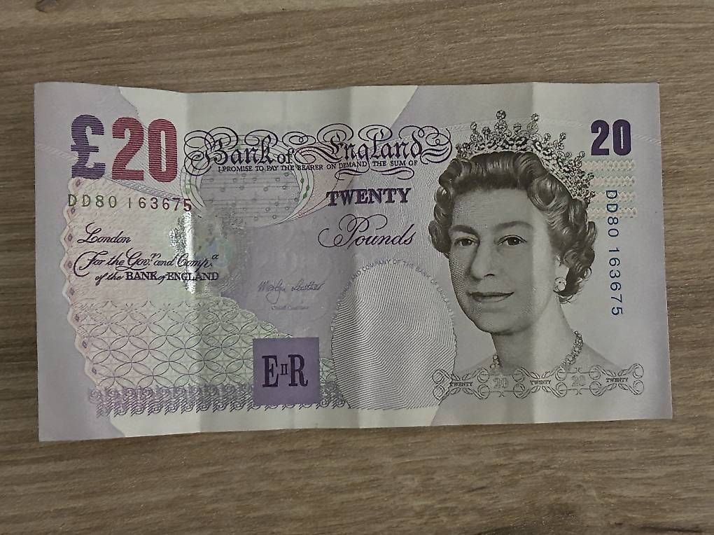 Banknoten: England 20 Pfund 1999 – Gebraucht aus möhlin von Caja1