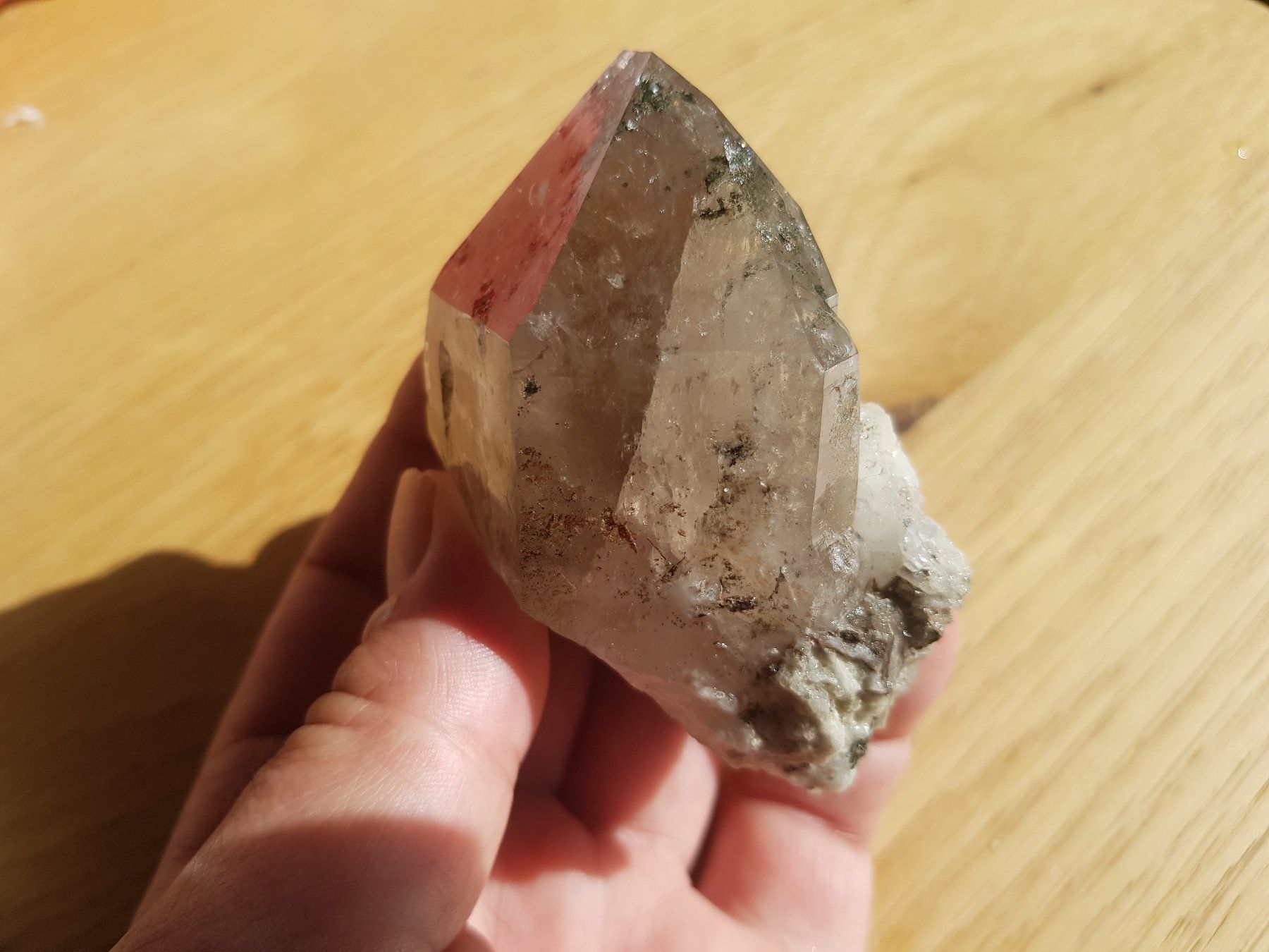 Minerali & Pietre curative: Rauchquartz mit Adular (Fundort Wallis) – Usato da Martigny venduto da yan_7tnz 2