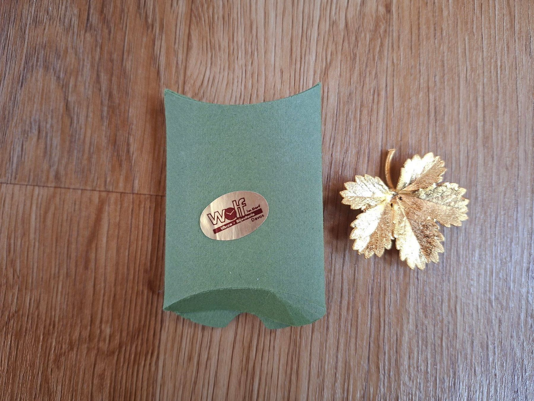 Spille & Fermagli: Goldene Herbstblatt Brosche – Usato da Tann venduto da iri_8pgb