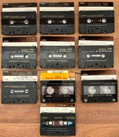 10 (plus5) Audio Kassetten TDK, Diverse,  Gebraucht