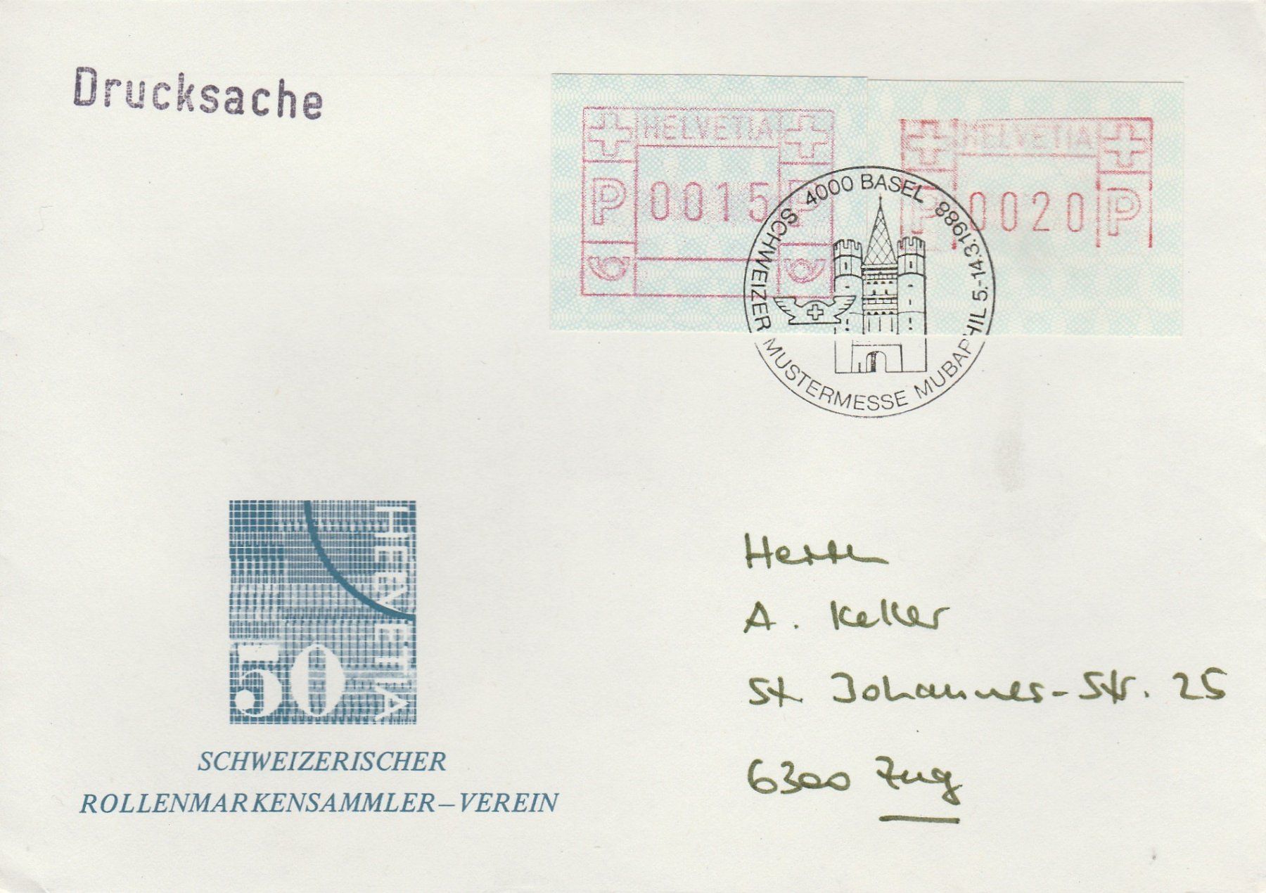 Alle Briefmarken: Neu eingestellt ab 1.- – Gebraucht aus Oberglatt ZH von Wiedmi6