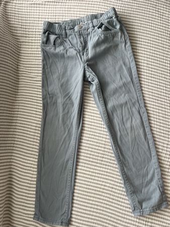 H&M JEANSHOSE PETROL LIGHT GR 128