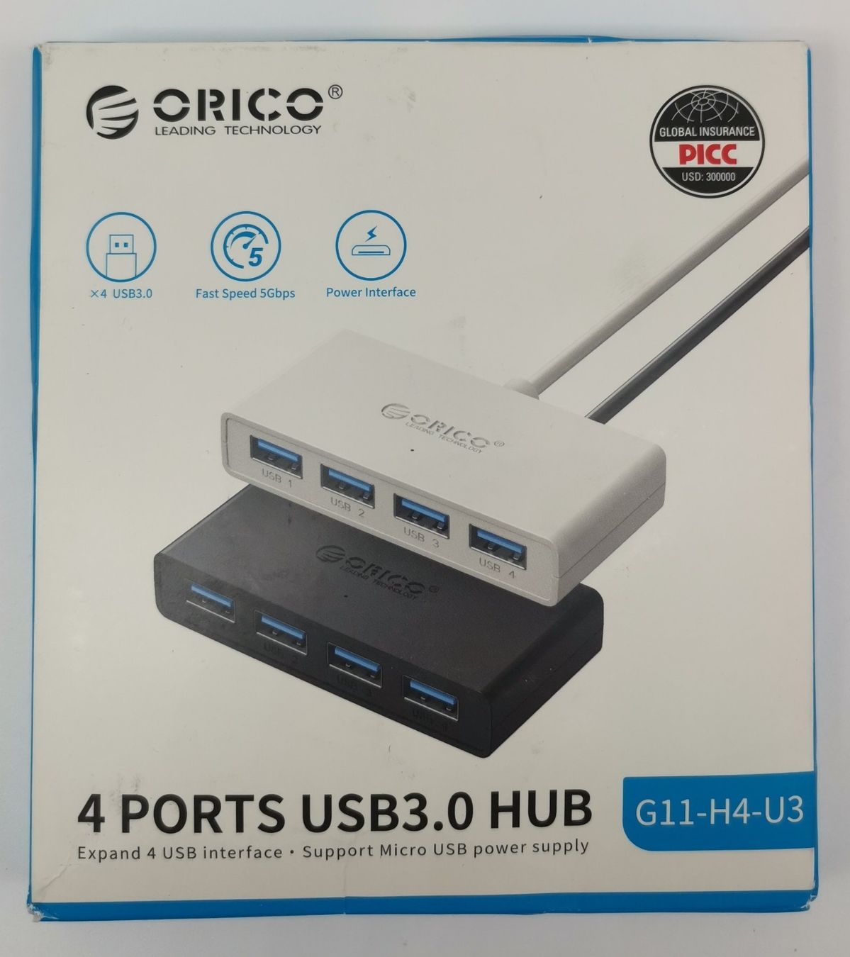 Hub & Switch: USB-3.0 / 4 Port Hub mit 1.5m Kabel – Nuovo (secondo la descrizione) da Niederglatt ZH venduto da K1r7 5