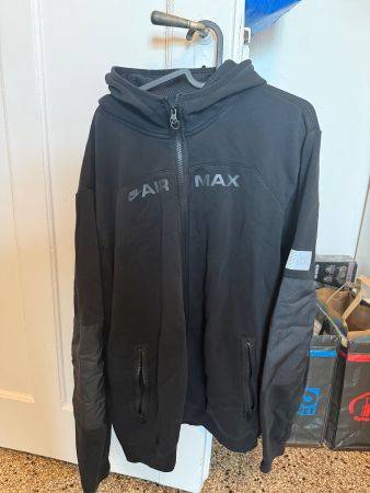 Nike Air Max Herren Zip Hoodie, Schwarz, Grösse XL