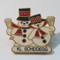 Z894 - Pin Kleine Scheidegg  Schneemann & Schneefrau