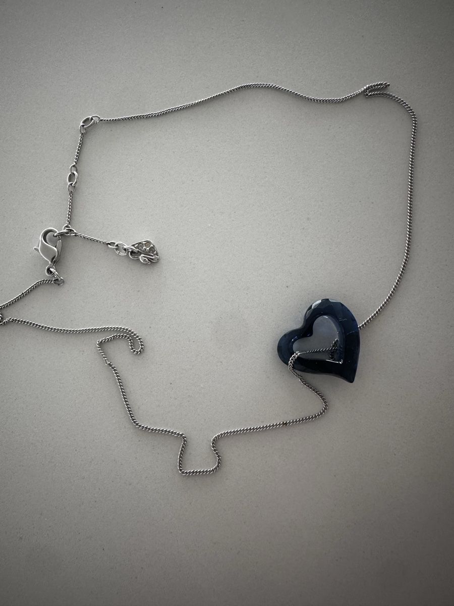 Swarovski Catenine: Swarovski Kette mit Herz Anhänger – Usato da Ried-Brig venduto da Beschastnykh 1
