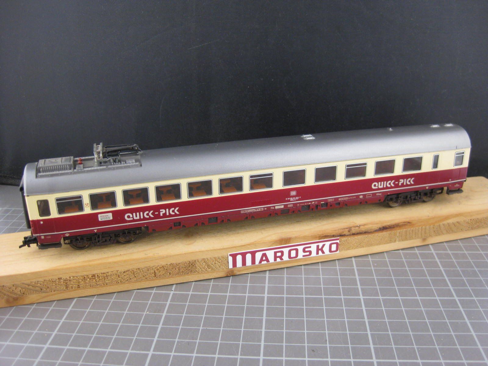 Fleischmann Modellini di ferrovie: Fleischmann 5165 TEE Quick-Pick Speisewagen, mit OVP, . – Usato da Malters venduto da Marosko