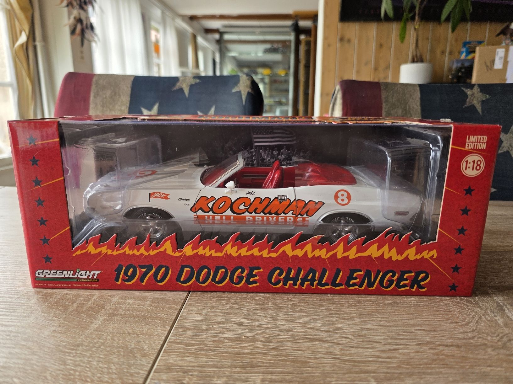 Dodge Modellautos: Jack Kochman's Hell Drivers 1970 Dodge Challenger Conv. 1:18 – Neu und originalverpackt aus Goldingen von Muscle_Cars84