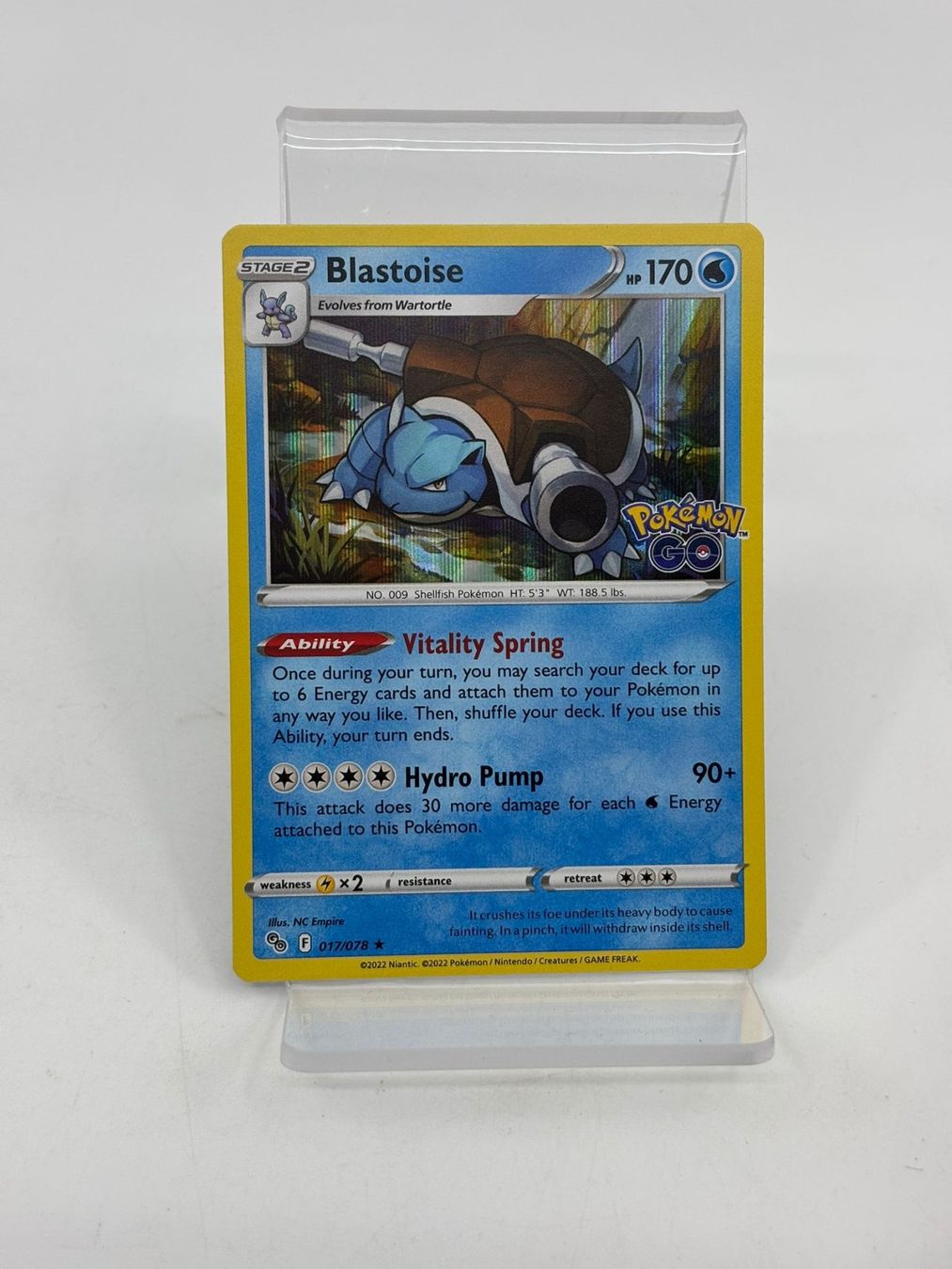 Pokémon Carte collezionabili: Pokemon Blastoise 017/078 – Usato da Herisau venduto da Pokemon2026