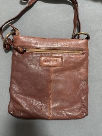 Ashwood Ledertasche Umhängetasche Vintage Braun