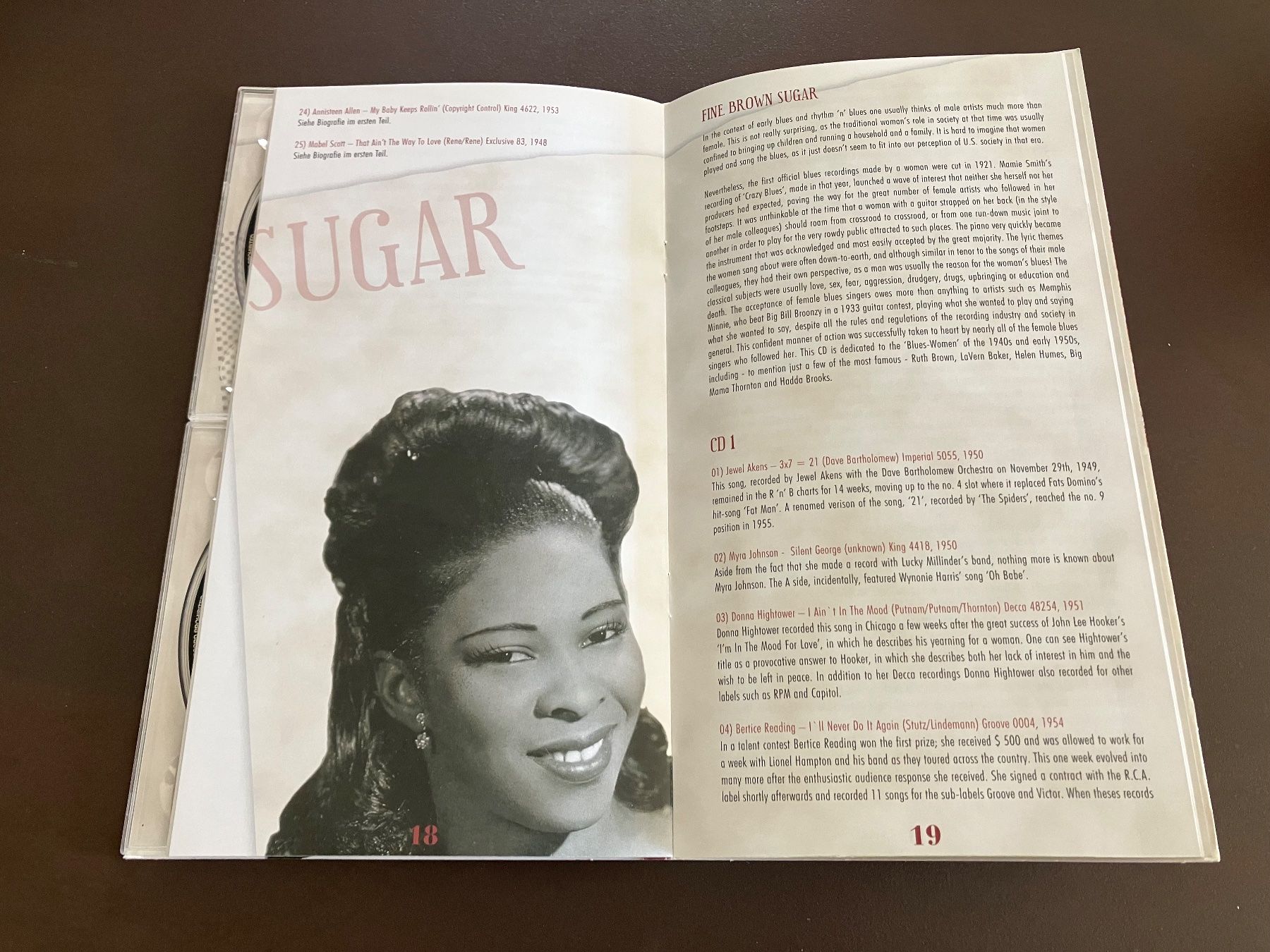 CD: 4 CD-BOX FINE BROWN SUGAR - RHYTHM 'N' BLUES – Usato da Menziken venduto da timbuktu1001 3