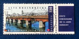 Nr.1288 mit Stempel Alte Rheinbrücke,Bad Säckingen/Stein 
