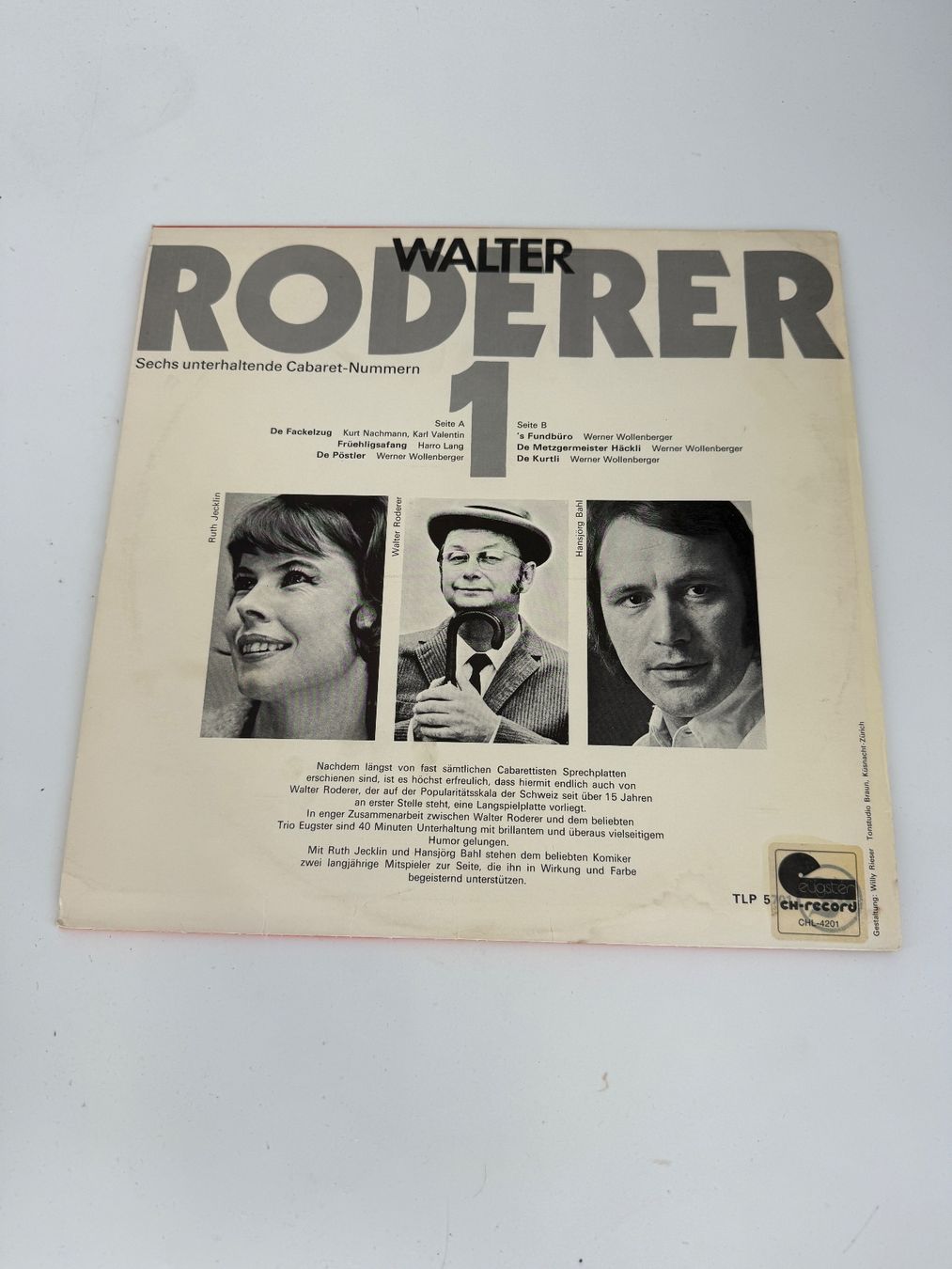 Dischi in vinile: Walter Roderer LP/ Schallplatte – Usato da Auenstein venduto da moin. 1