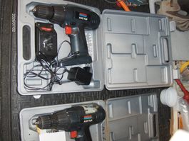1+1 Akku Bohrmaschine TOOLS 14.8 Volt m. Ladegerät & Akku