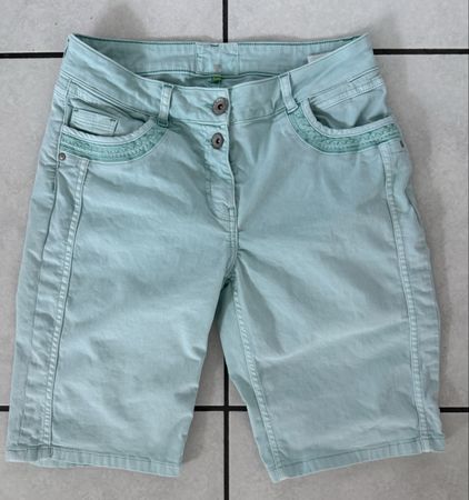 Leichte Cecil Bermudas mintgrün Gr. 27, top Zustand