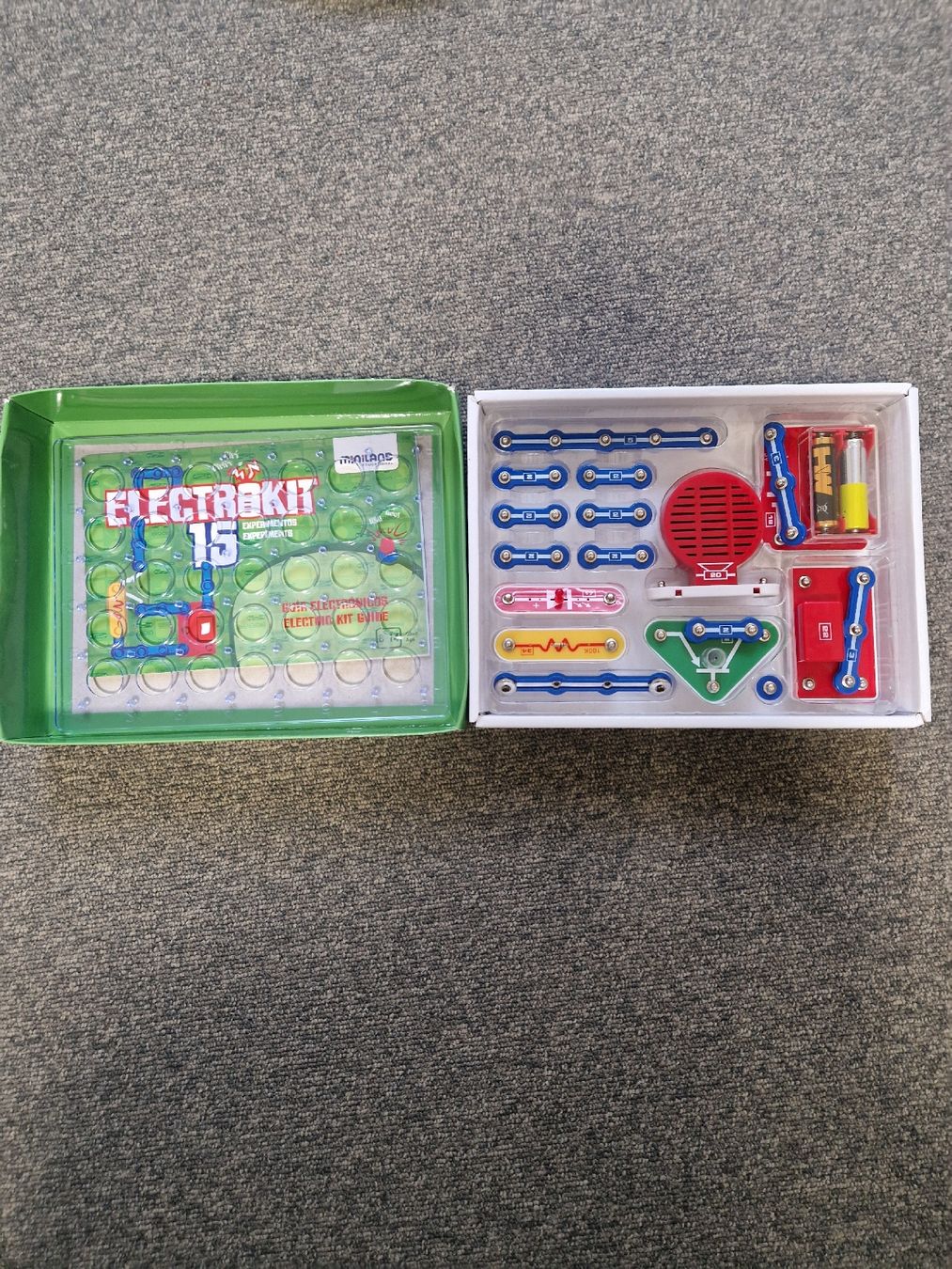 Kit di costruzioni: Miniland Electrokit 15 Experimente - Top Zustand! – Usato da Wil SG venduto da T_T 1