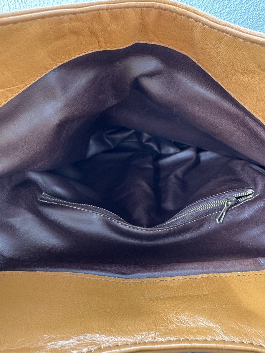 Taschen für Damen: Vintage Clutch/Handtasche aus echtem Leder – Gebraucht aus Balsthal von Narulya 3