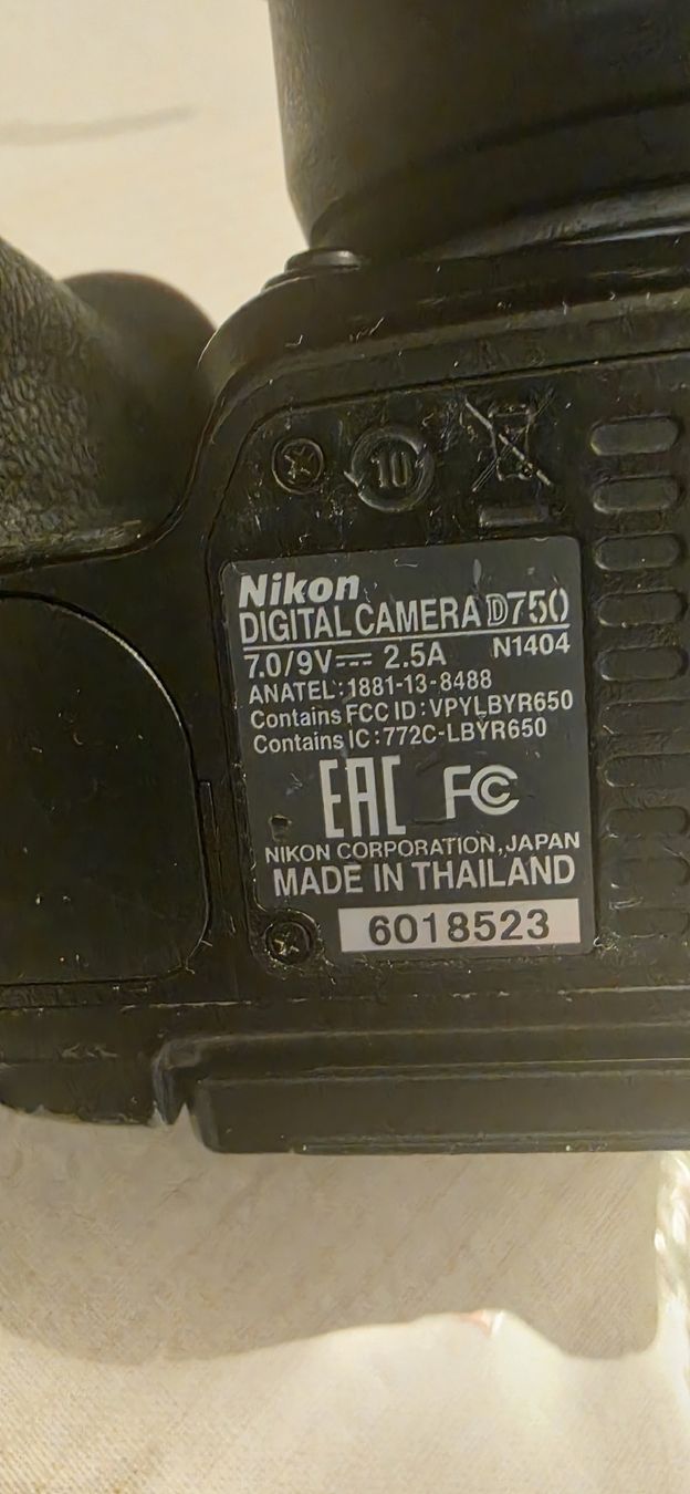 Nikon Fotocamera: Nikon D750 – Difettoso da Lyss venduto da ram76 5
