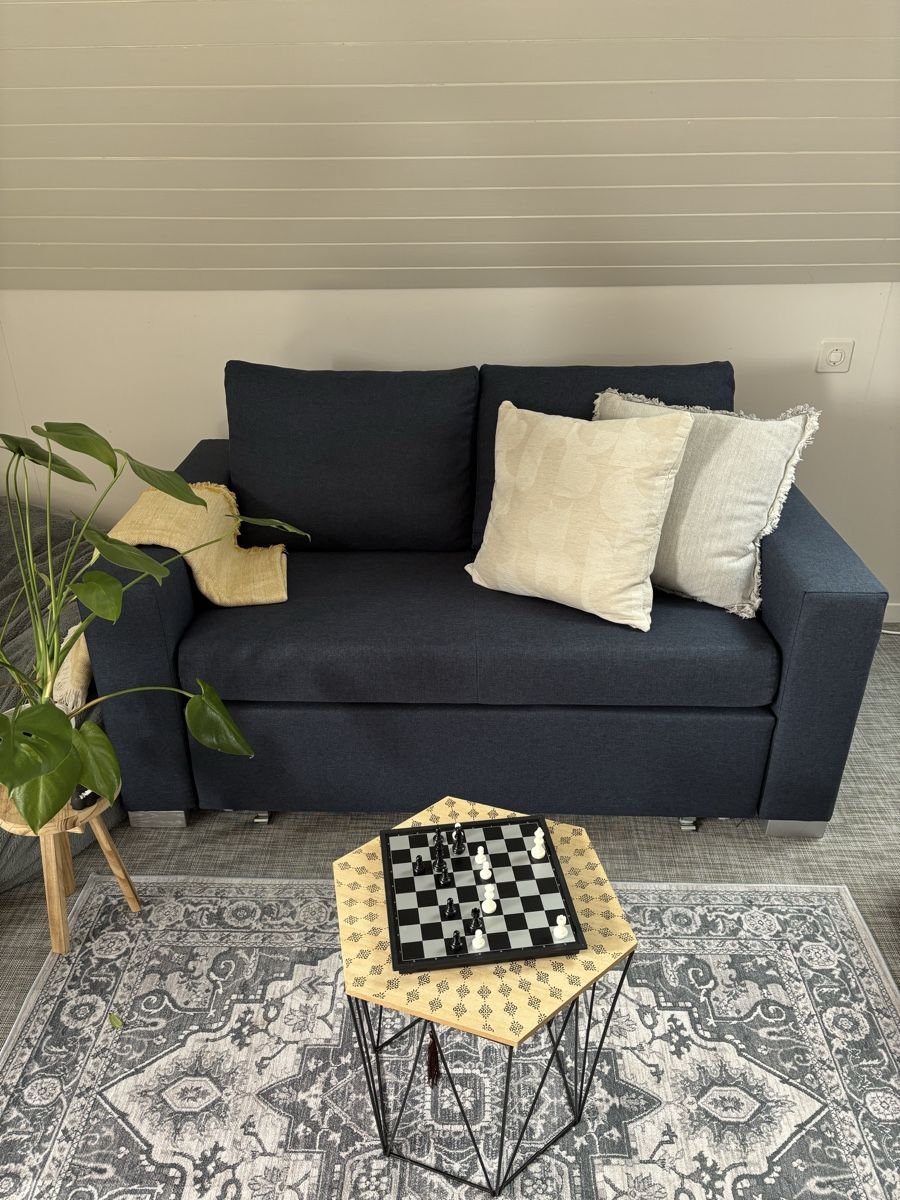 Divani: Schlafsofa LATINA Basic dunkelblau, gut erhalten, – Usato da Udligenswil venduto da mar_69vc