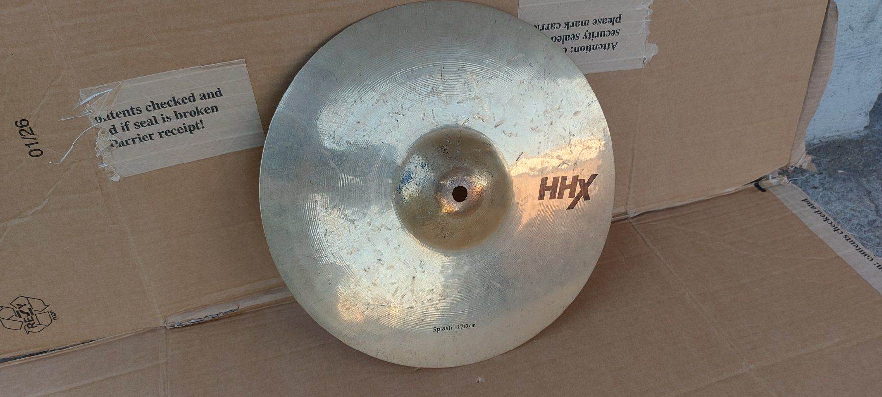Sabian Instruments de musique: Sabian 12" Splash HHX – D'occasion à Glattbrugg par Swissmusik