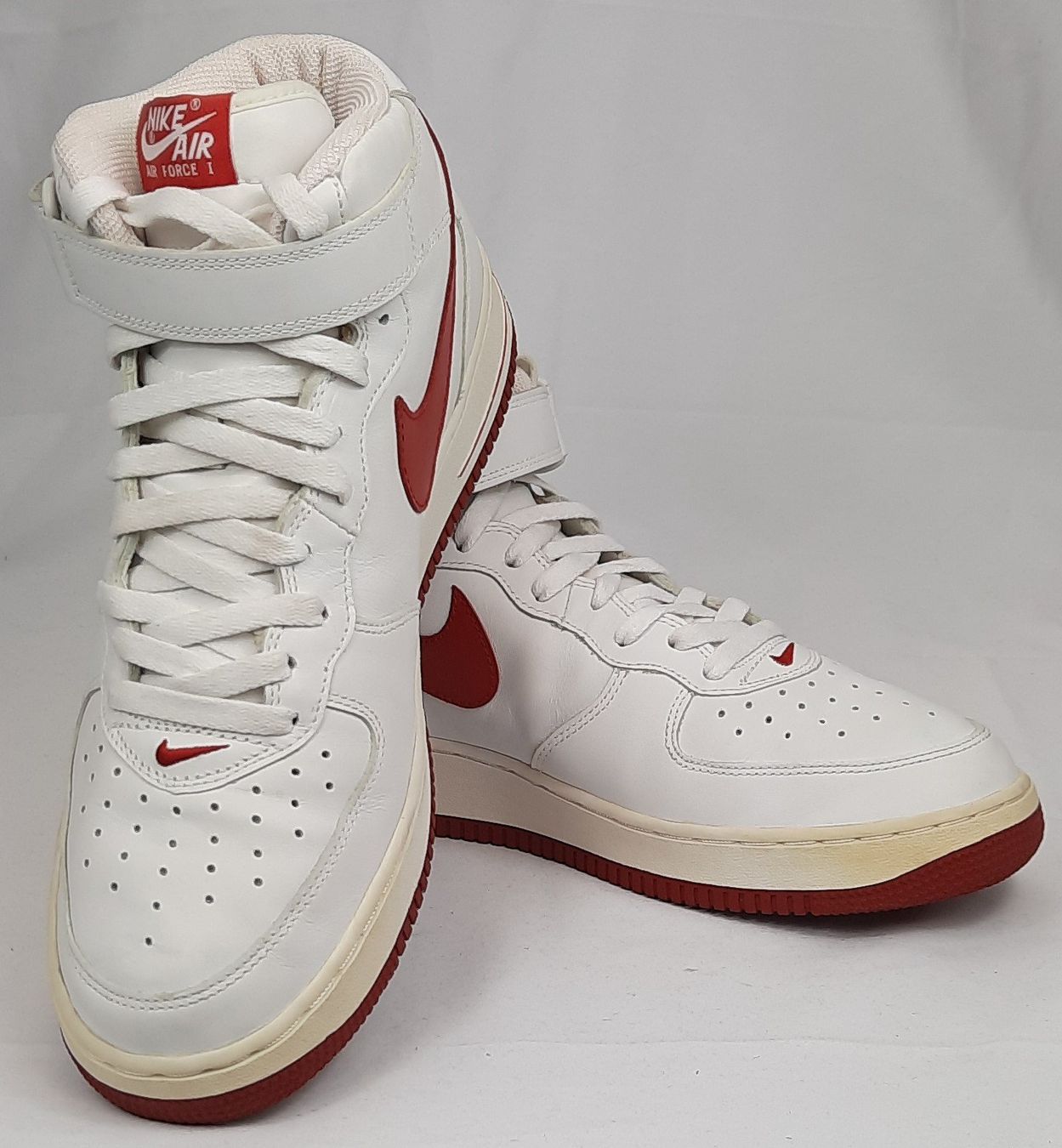 Nike Herrenschuhe: NIKE Air Force 1 Mid  Sneaker White / Varsity Red Gr. 45.5 – Neu (gemäss Beschreibung) aus Seuzach von VT-Collections2 4