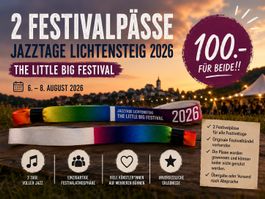 Openair 2x Festivalpass Jazztage Lichtensteig 2026 (3 Tage)