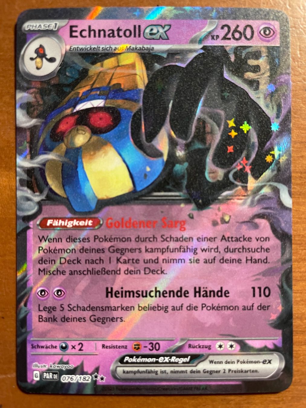 Pokémon Cartes à collectionner: Pokemon Echnatoll eX (Versand gratis) – Neuf (Voir description) à Chur par Angerson