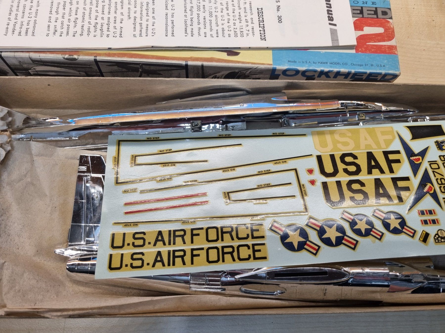 Lockheed Kit di modellismo & Modellini statici: LOCKHEED U-2 HAWK 1:72 CHROM – Usato da Männedorf venduto da Modell-Spezialisten 5