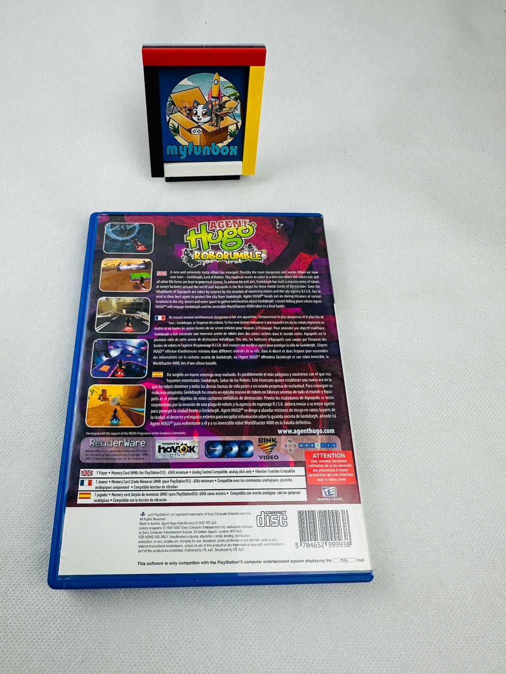 Spiele: PS2 Agent Hugo Roborumble CIB Multilingual – Gebraucht aus Kappel SO von MyFunBox 1