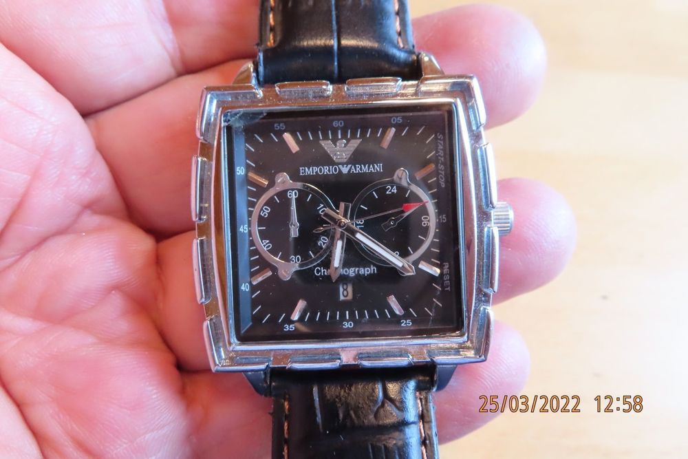 Armani Glas Von Armbanduhr Wechseln Emporio Aramani, Batterie