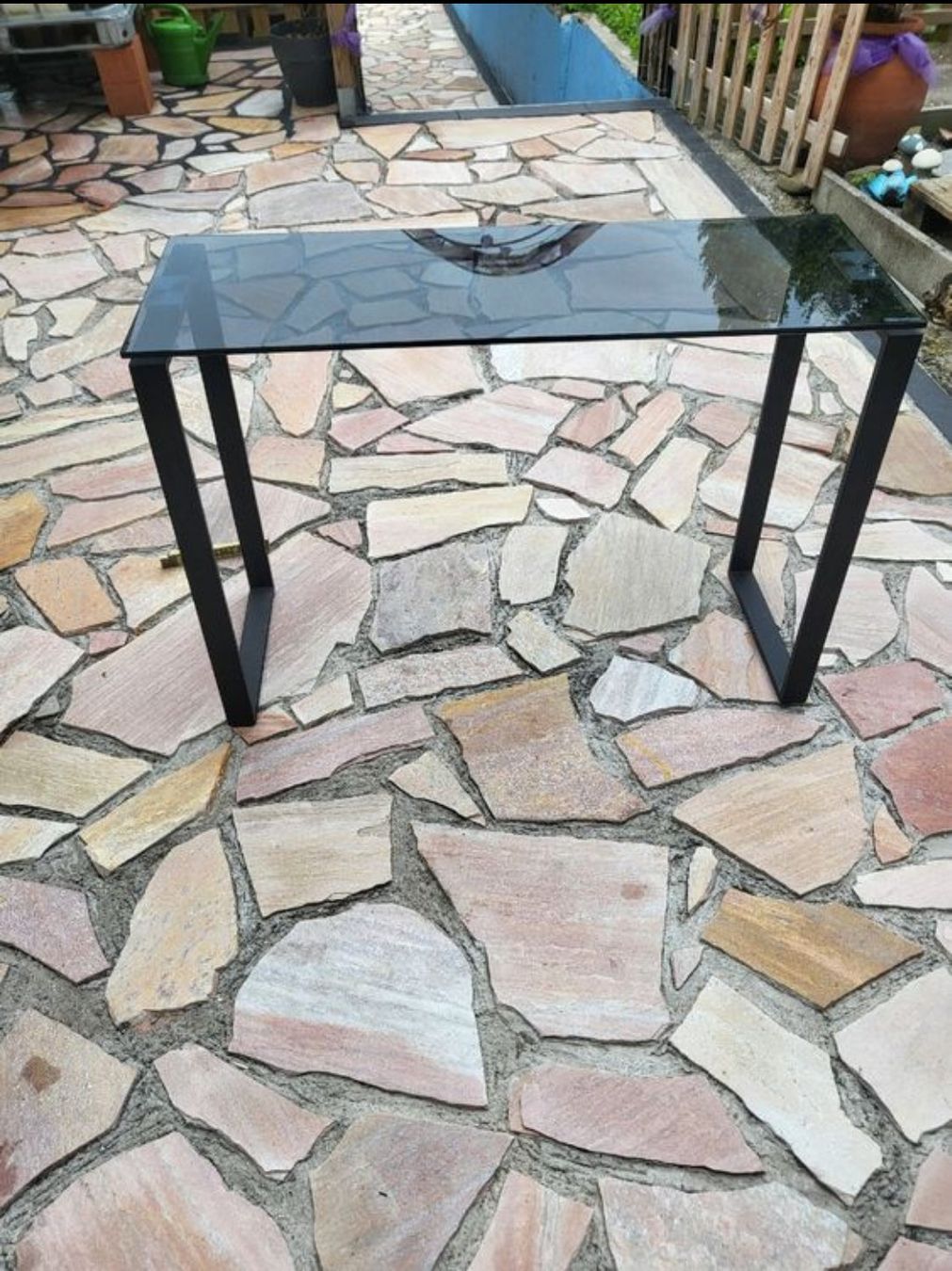 Tavoli: Konsolentisch mit Tempered Glass – Usato da Zürich venduto da Nathaniel1 1