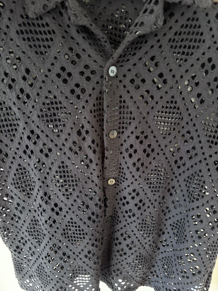 Hemden: Men's Crochet Shirt - Size S - Black – Neu (gemäss Beschreibung) aus Zürich von Grothschild 2