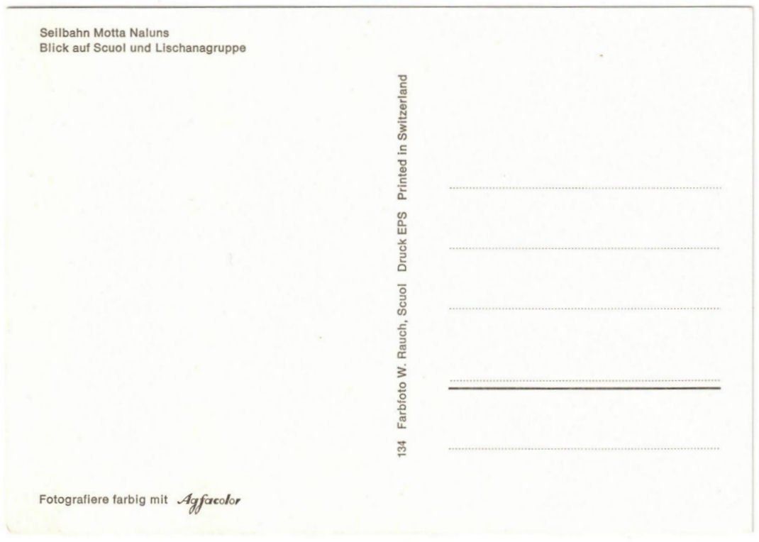 Cartoline postali: Scuol - Gondelbahn Motta Naluns – Usato da Binningen venduto da Mountainrider 1