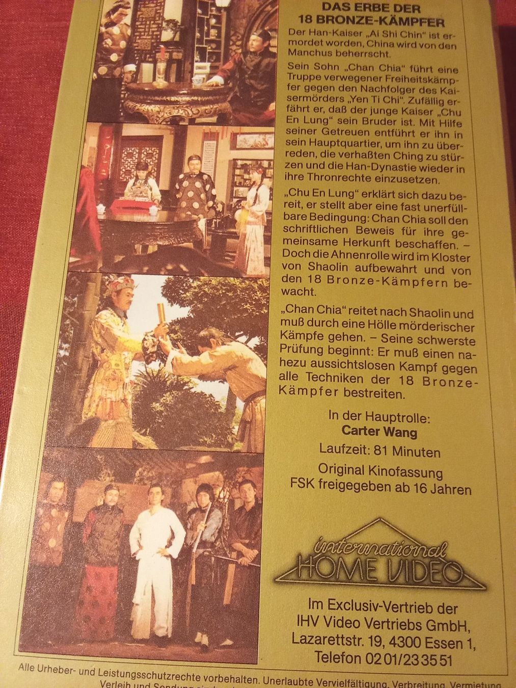 Alle VHS: 18 Bronzekämpfer Filmreihe 3x IHV VHS – Gebraucht aus Remetschwil von Hofiii 4