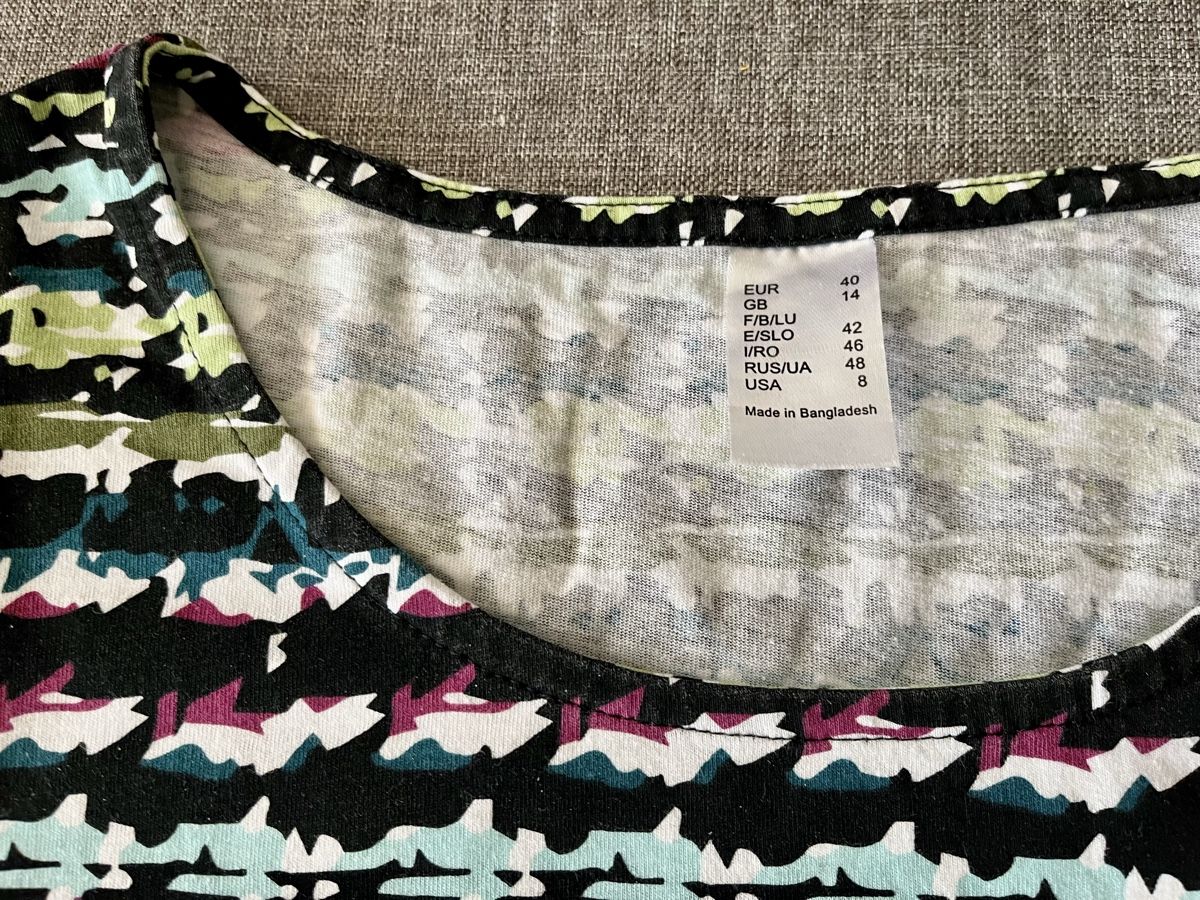T-shirt: Shirt 40 mit 3/4 Ärmeln – Nuovo (secondo la descrizione) da Wittenbach venduto da sambuk 1