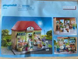 Playmobil Blumenladen 70016 mit Anleitung gebraucht