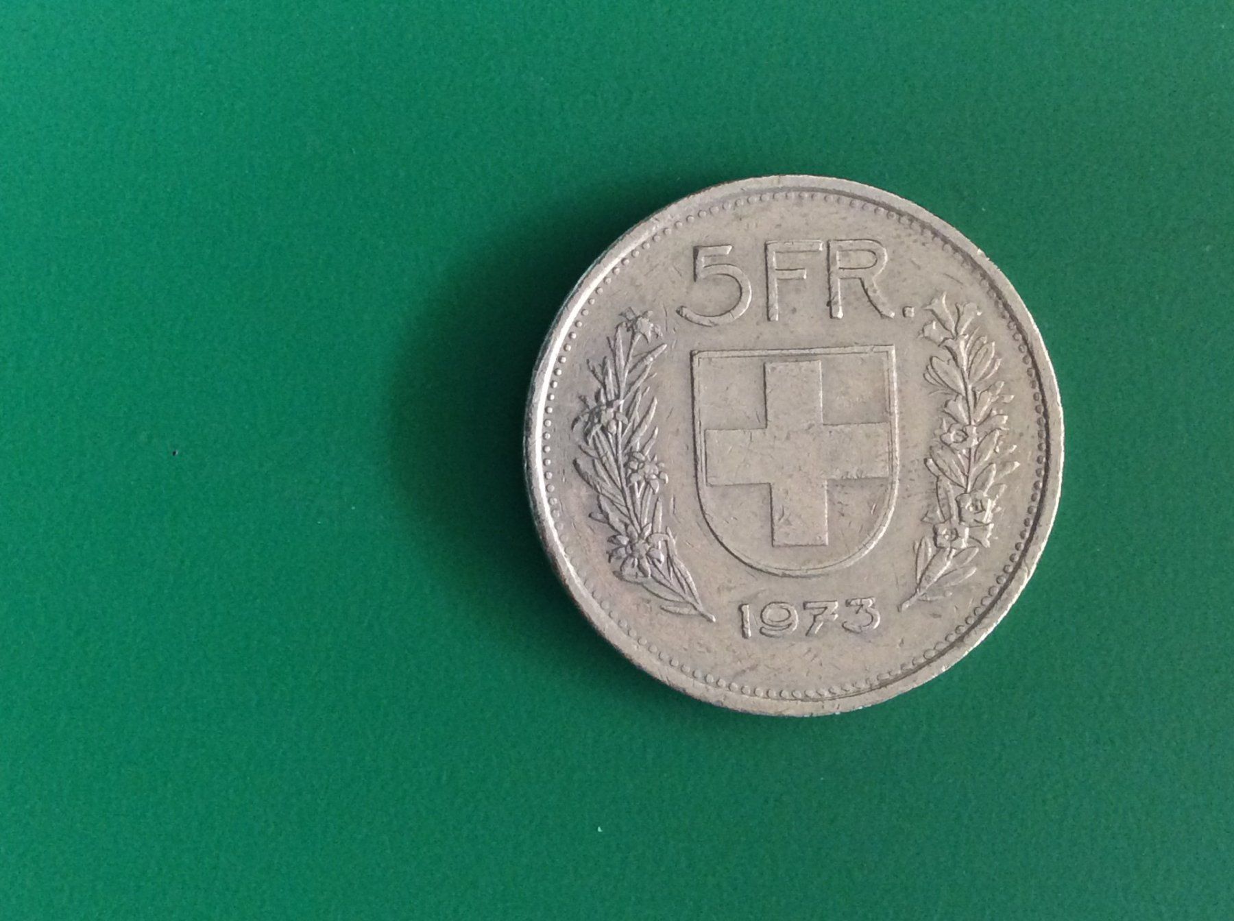 Tutti le monete: 5 francs  1973 – Usato da Genève venduto da pie_fh2d