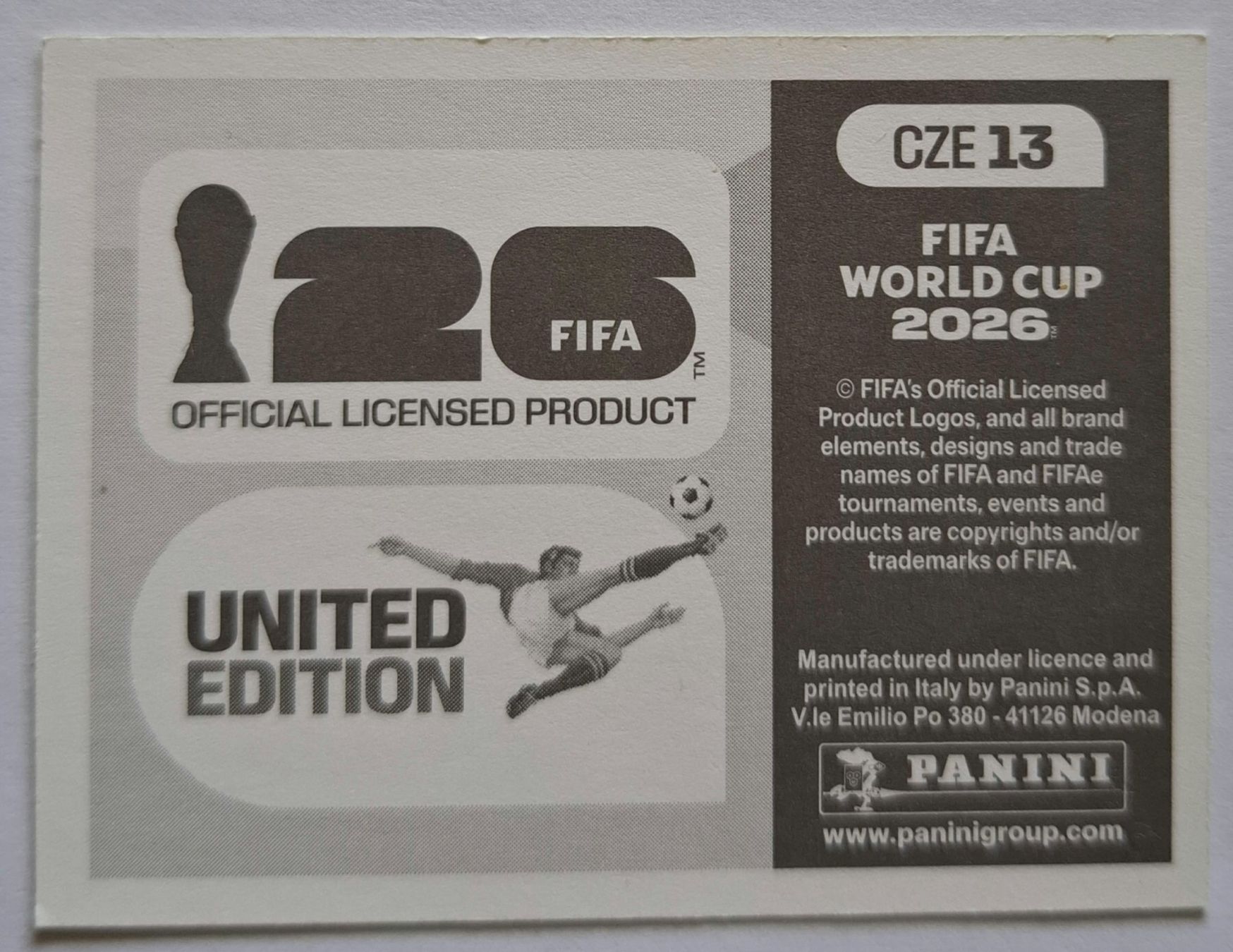 Panini Sammelbilder & Trading cards: WM 2026 Paninibild Nr. CZE13.. – Neu (gemäss Beschreibung) aus Rotkreuz von keerthdi 1