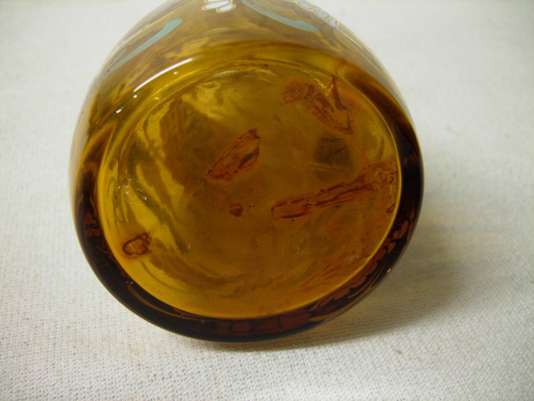 Moser Caraffe: Art Deco emallierte Karaffe 1 H.20 Jhdt. – Usato da Luzern venduto da Lucernauno 3