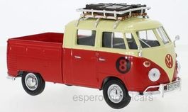 VW T1b Pick Up Doka 1961-1963 #8 rot / beige      1:24