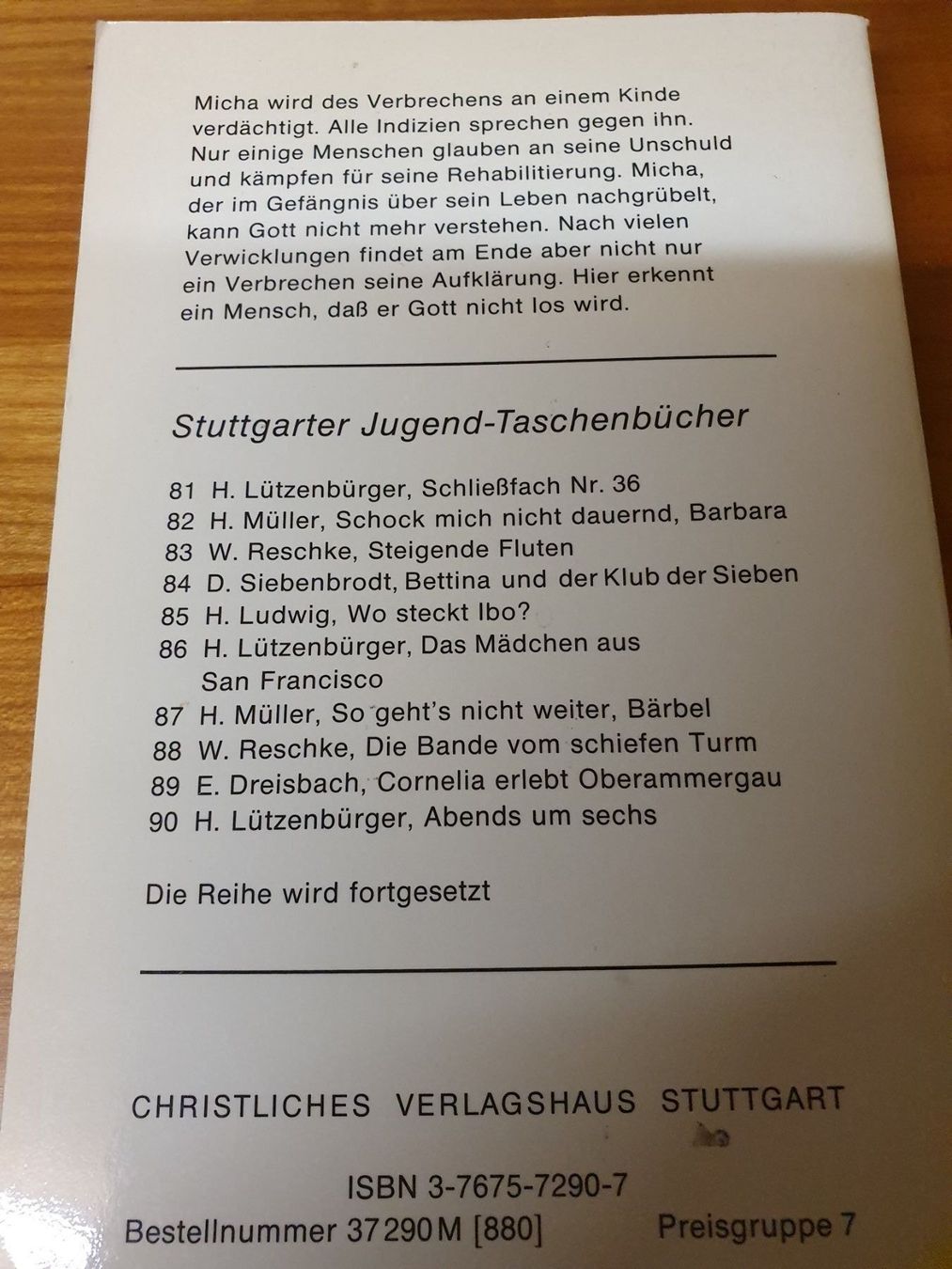 Libri: Abends um sechs - Hanni Lützenbürger – Usato da Oberdorf BL venduto da BaldenEagle 1