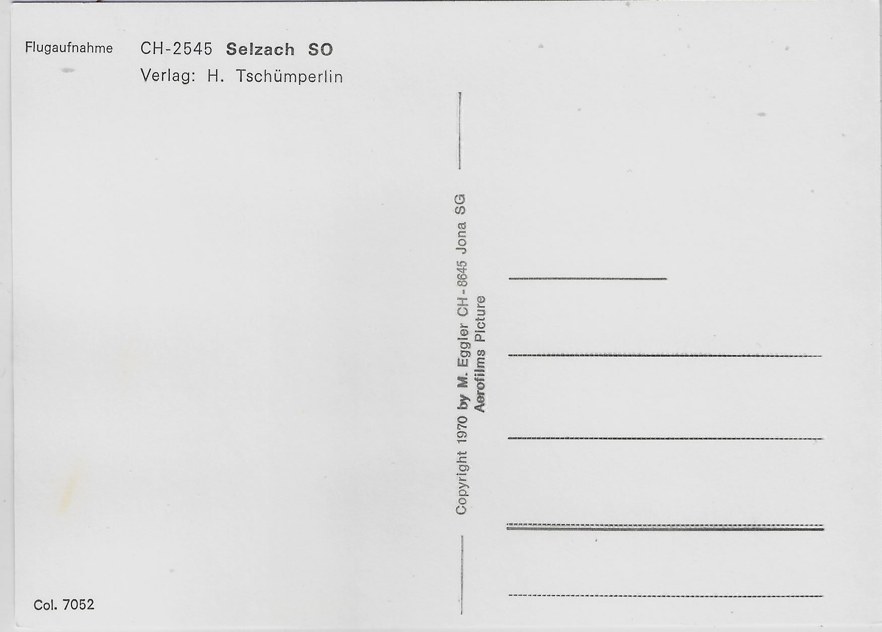 Cartoline postali: Flugaufnahme Selzach SO – Antico da Ettingen venduto da Kartenplanet 1