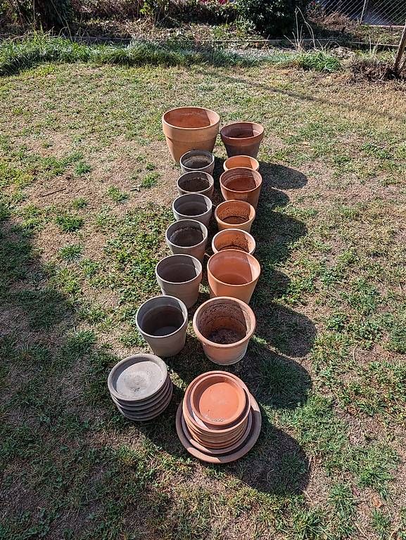 Pots de fleurs: Diverse Blumentöpfe – D'occasion à Hüttwilen par frolens123