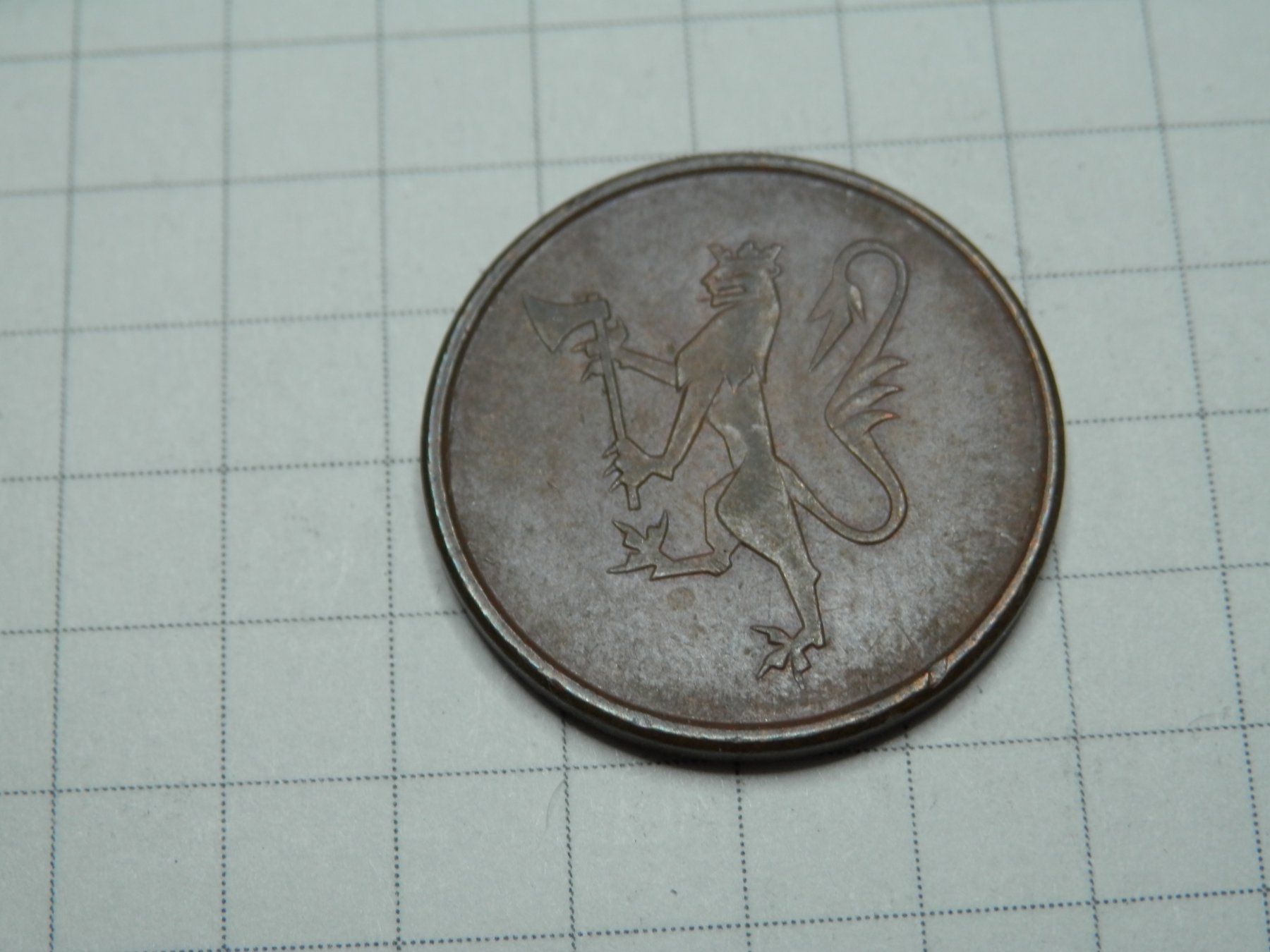Tutti le monete: Norwegen  5 Öre, 1974 – Usato da Weiach venduto da weiach81