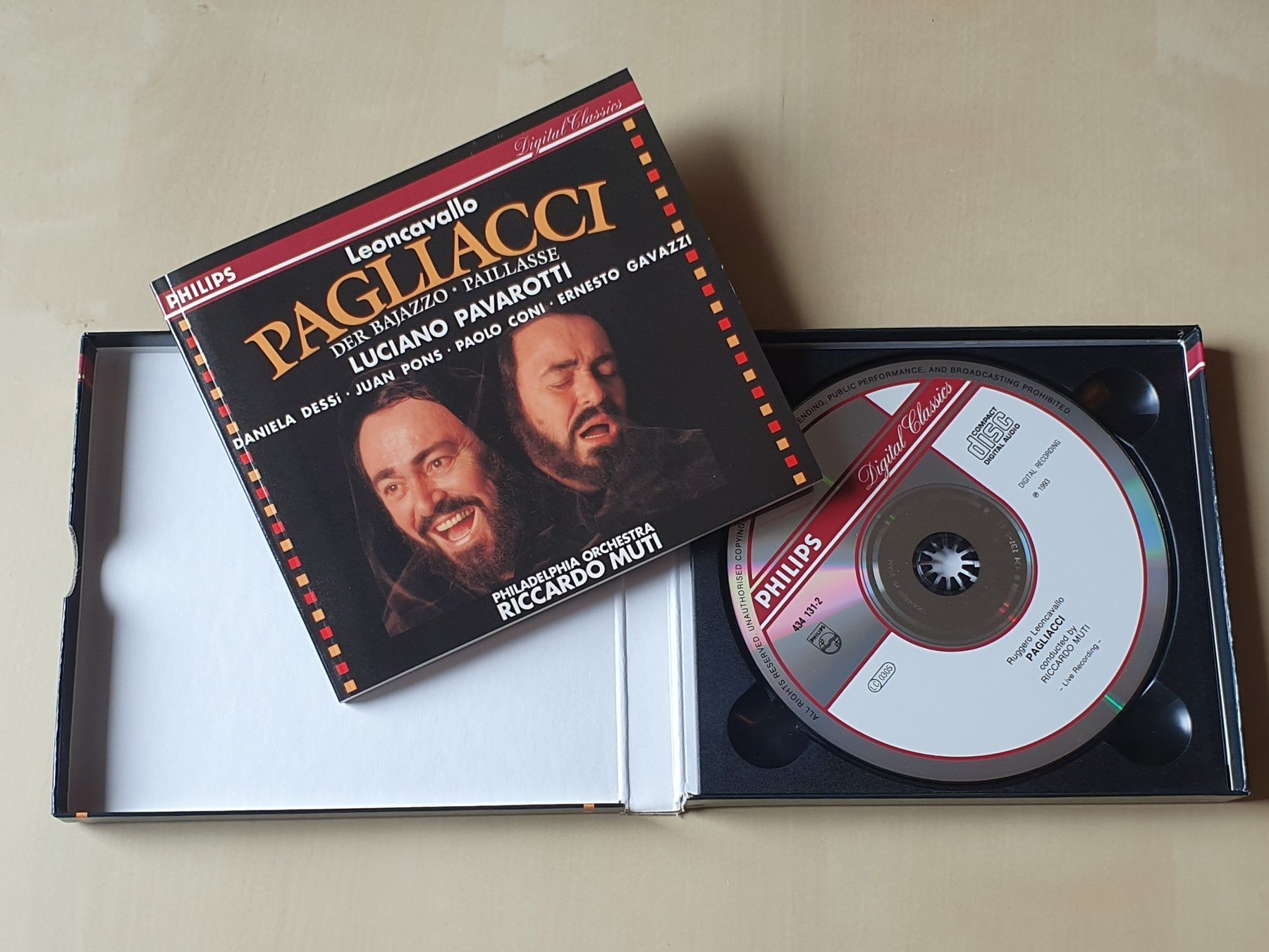 CDs: Leoncavallo Pagliacci Pavarotti Muti – Gebraucht aus Stansstad von collectorsshop 2