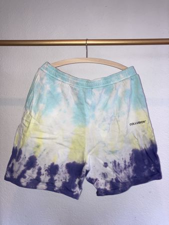 Collusion tie dye shorts